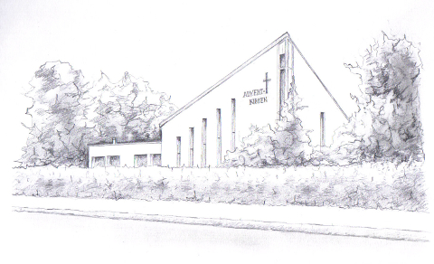 Der vil endvidere være muligt at få en rundvisning i den arkitekttegnede kirke som er bygget op efter inspiration af israelitternes tabernakel og en indbygget smuk og finurlig reference til Adventisternes historie.